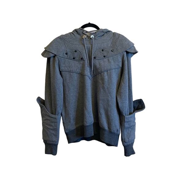 The Knight Hoodie M in Shining Armor sweater hoodie helmet gray - Picture 1 of 9
